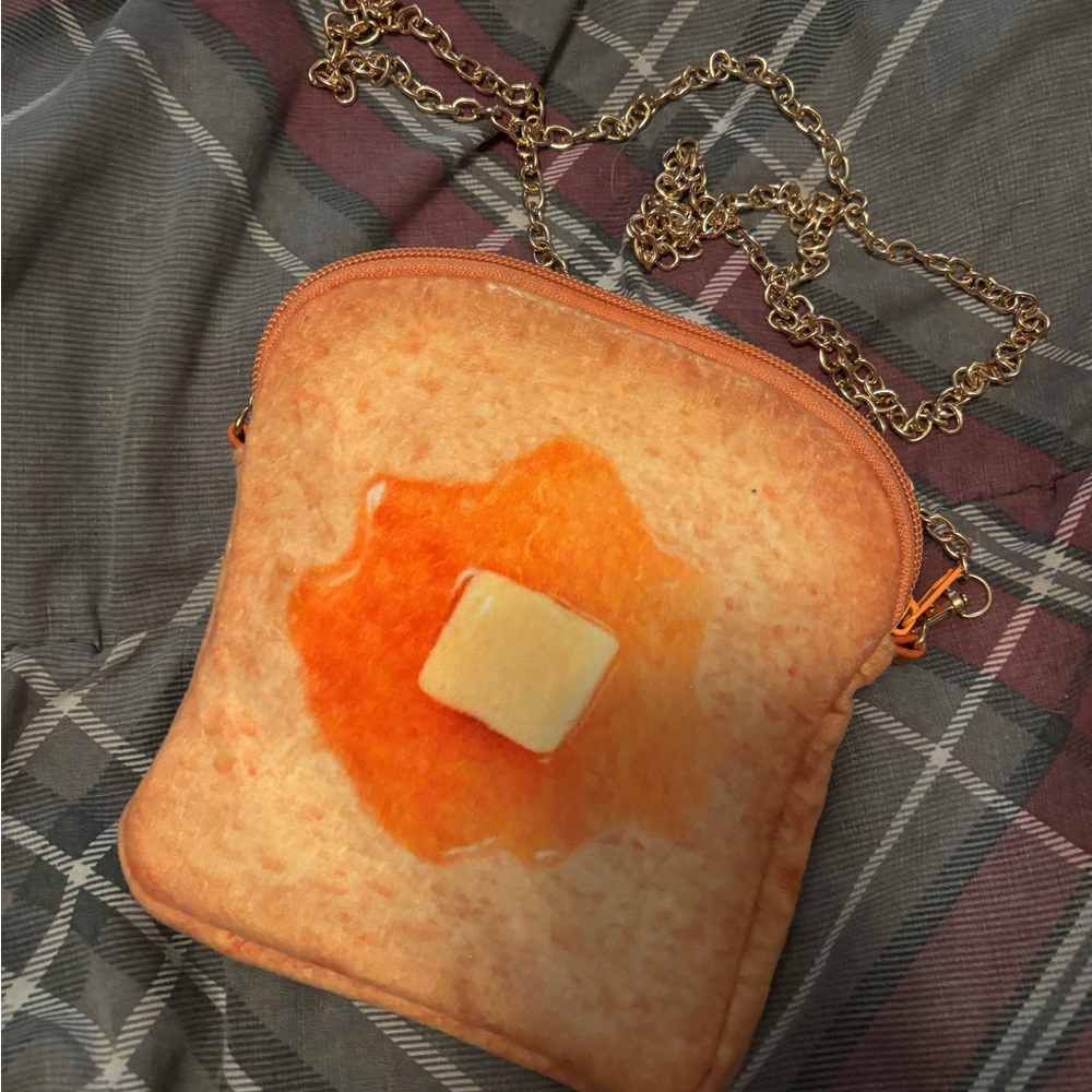 Orange Toast Design Women's Bag